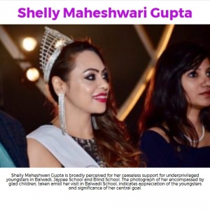 Shelly Maheshwari Gupta is  Mrs India North Classic of 2017